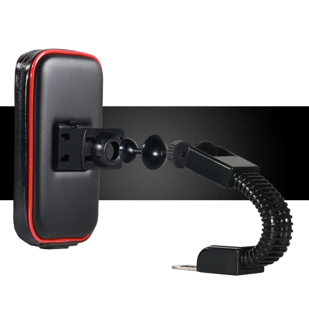 herobiker mobile phone holder motorcycle bike mount bracket stand holder for phone waterproof case bag for iphone 67 samsung free global shipping