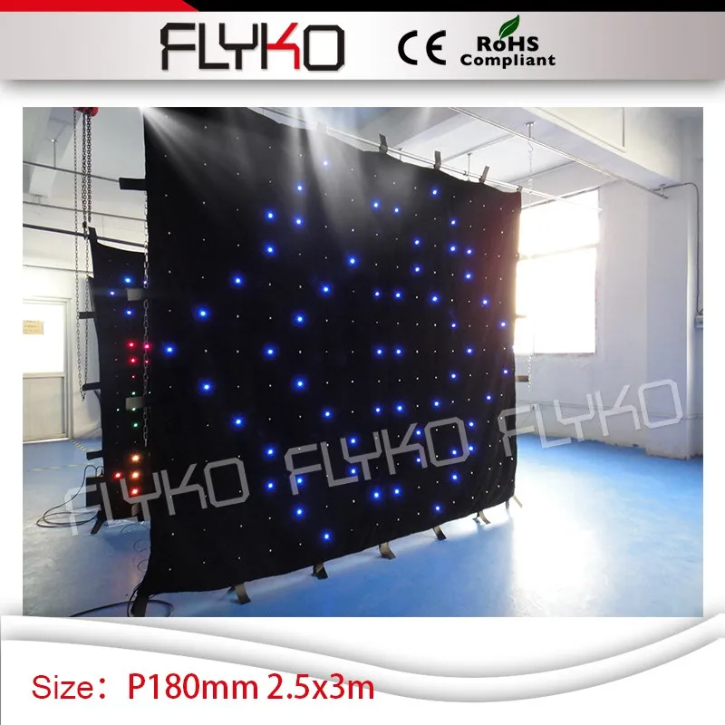 Flyko сценический высокотехнологичный программируемый P180mm dj видео свадебный фон