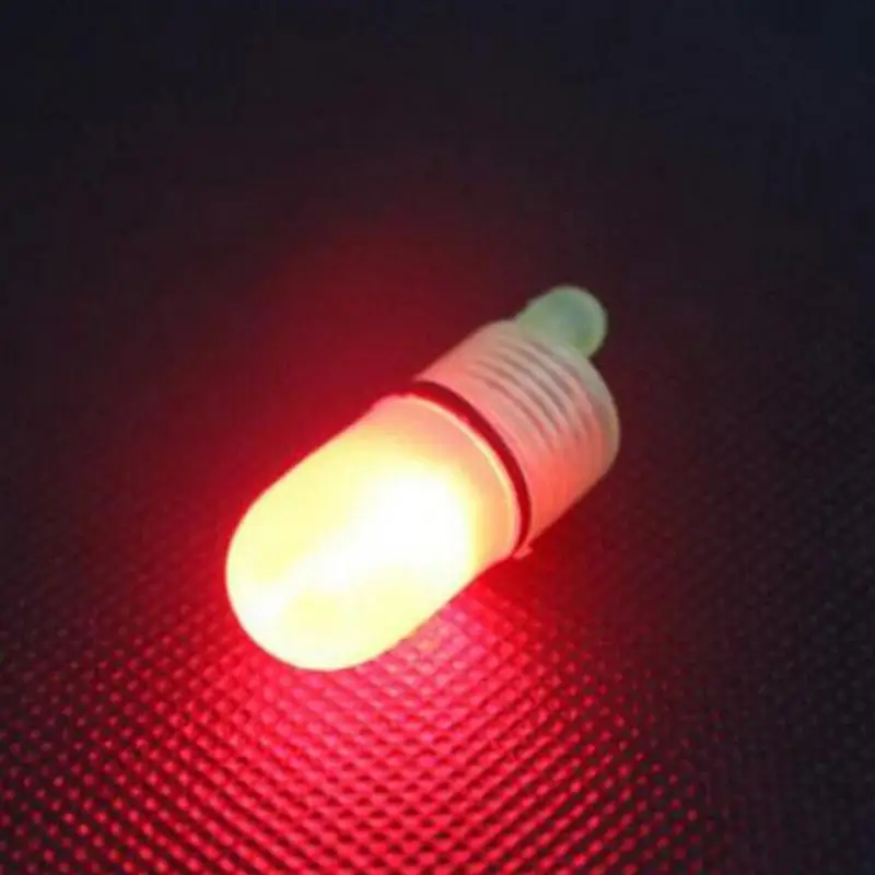 

Alarm Hot Fishing Accessories 10 PCS Night Fishing Rod Tip Red LED Light Twin Bells Ring Fish Bait