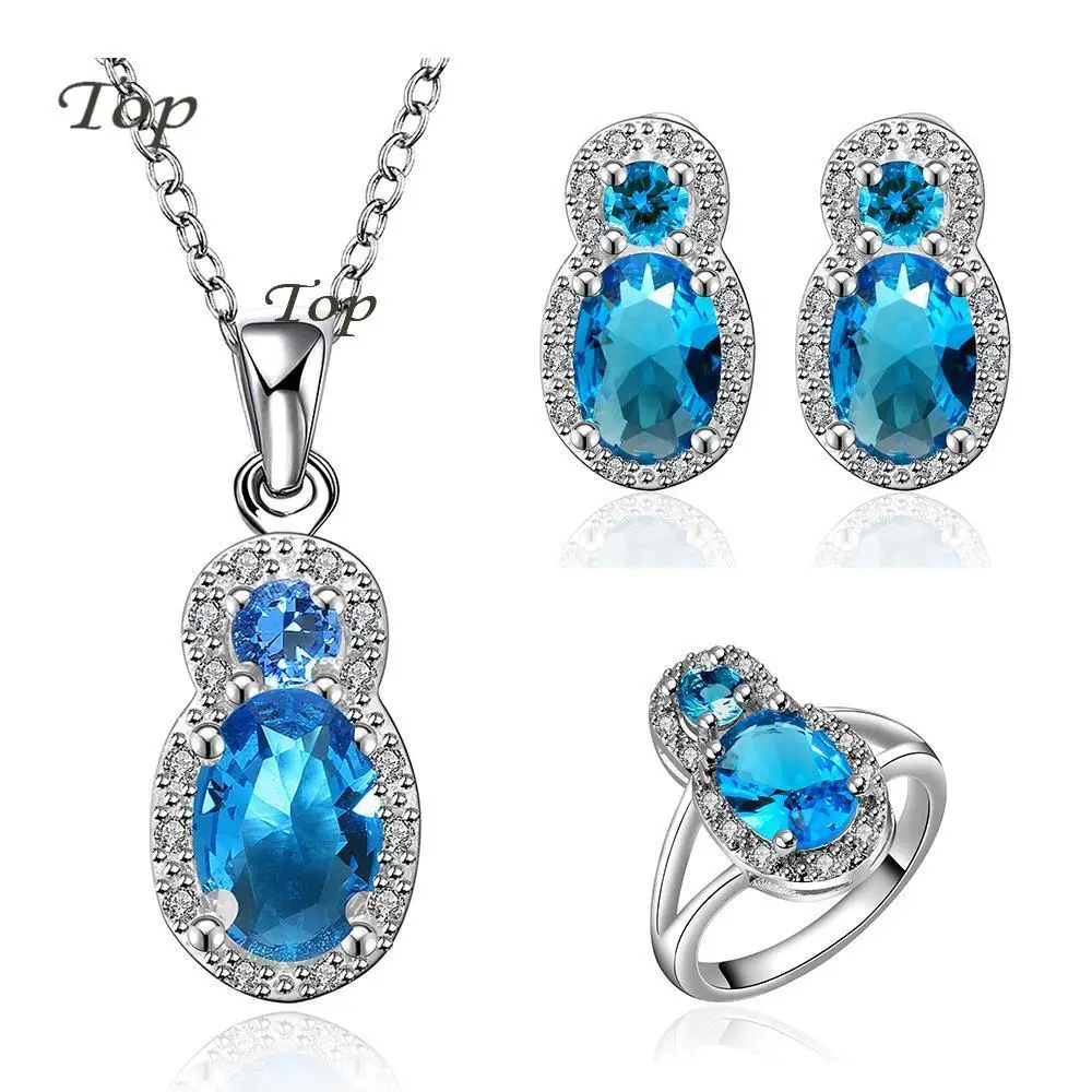 FVRS032 Wholesale Free Shipping Extravagant Party Jewlery Det For Lady Fashion Big Crystal Jewelry set Women|jewelry stone|jewelry indonesiajewelry