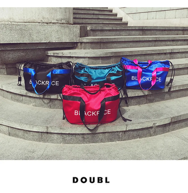 Письмо модный бренд Оксфорд Gym Bag для фитнес для женщин спортивная сумка чехол для мусора путешествия вещевой мешок женский