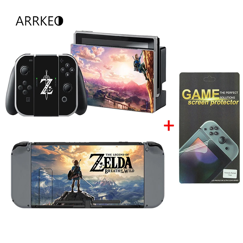Виниловая наклейка ARRKEO break of the Wild на кожу для Nintendo Switch NS консоль контроллера Joy Con