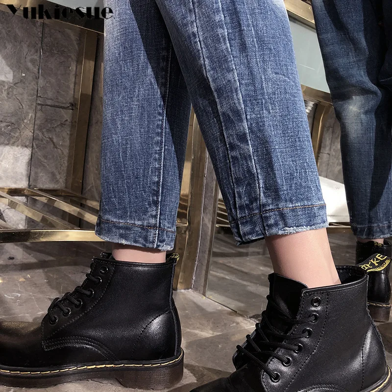 

Boyfriend Jeans For Women Blue High Waist Jeans Woman 2019 New High Quality Stretch Jeans Female Washed Denim Jeans Womens