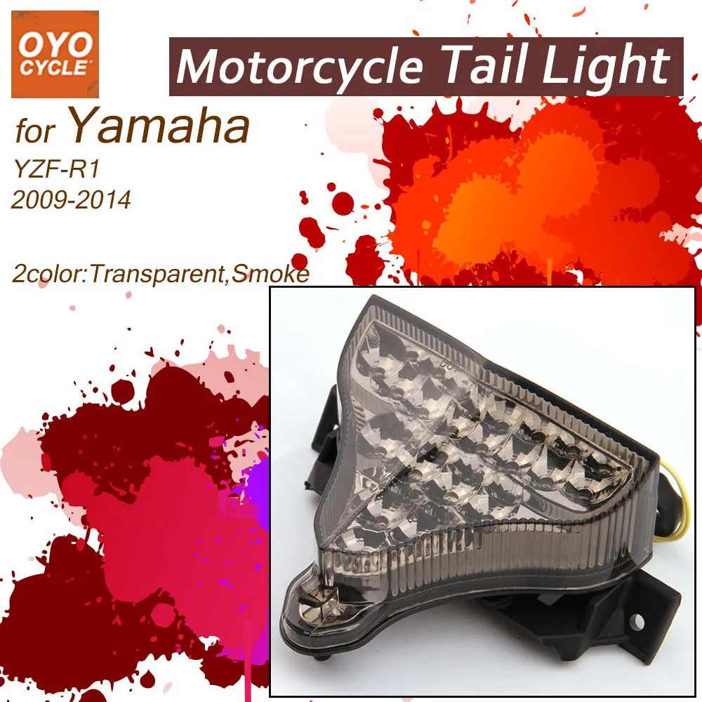 Светодиодный задний фонарь для Yamaha YZF R6 R1 FAZER FZ1 FZ8 TMAX S30 1200Z встроенный поворотный