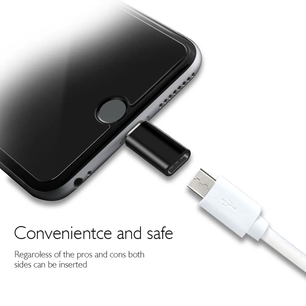 Адаптер кабеля Portefeuile Micro USB для Android iPhone X XS Max XR 5 6 7 8 Plus Connector к порту зарядки pin.