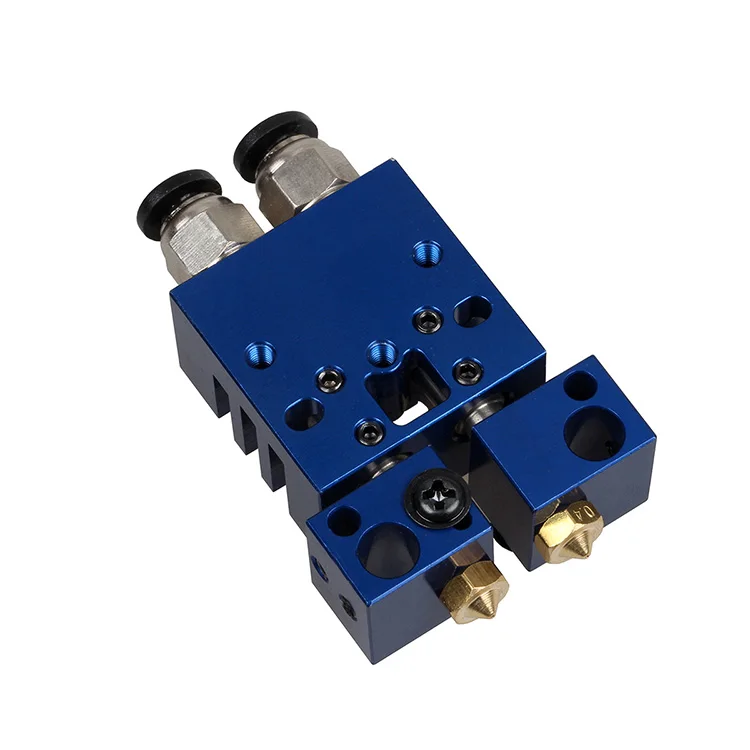 3D принтер все металлические Химера 2 в из Экструзионная головка с разноцветным