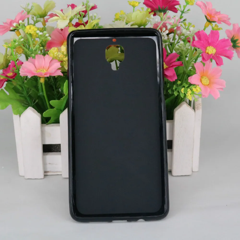 Чехол для Oneplus 3 T черный мягкий силиконовый чехол из ТПУ One Plus задней панели