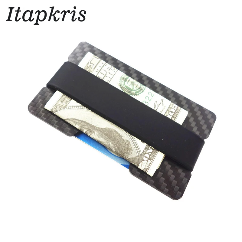 Itapkris мужской держатель для кредитных карт из углеродного волокна кошелек