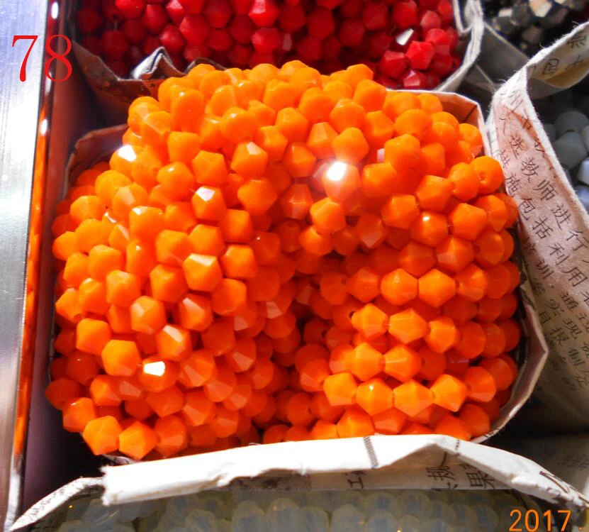 

FLTMRH Sale U Pick Color 3mm 4mm 6mm 8mm Bicone Austria Crystal Bead charm Glass Bead Loose Spacer Bead for DIY Jewelry Makin