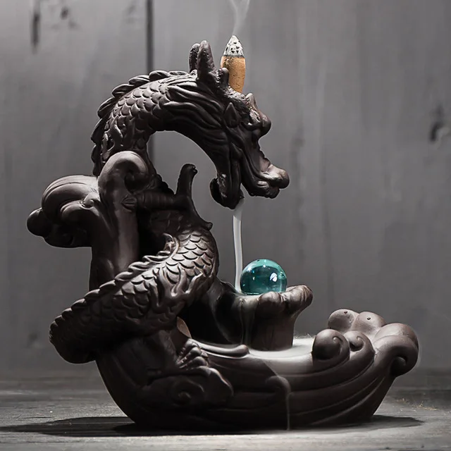 

The Best Ceramic Backflow Incense Burner Creative Home Decor Incense Censer Dropshipping 19 Kinds Dragon Holder Tea Pet