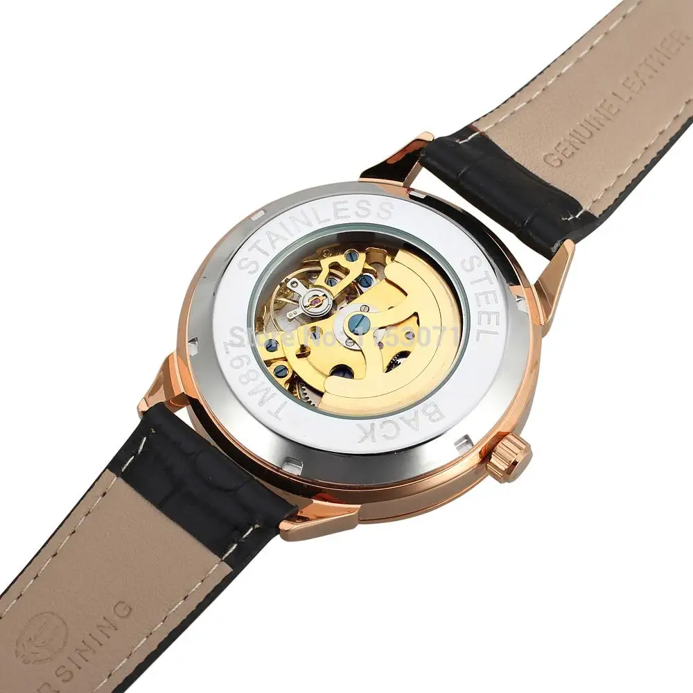 Распродажа новые автоматические мужские роскошные часы FSG8083M3R2 с черным кожаным