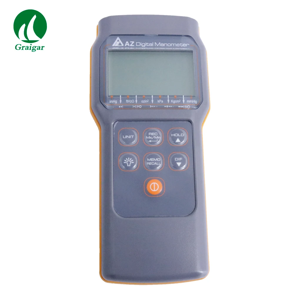 AZ82012 цифровой манометр Дифференциальный Манометр диапазон измерения 1psi|Приборы