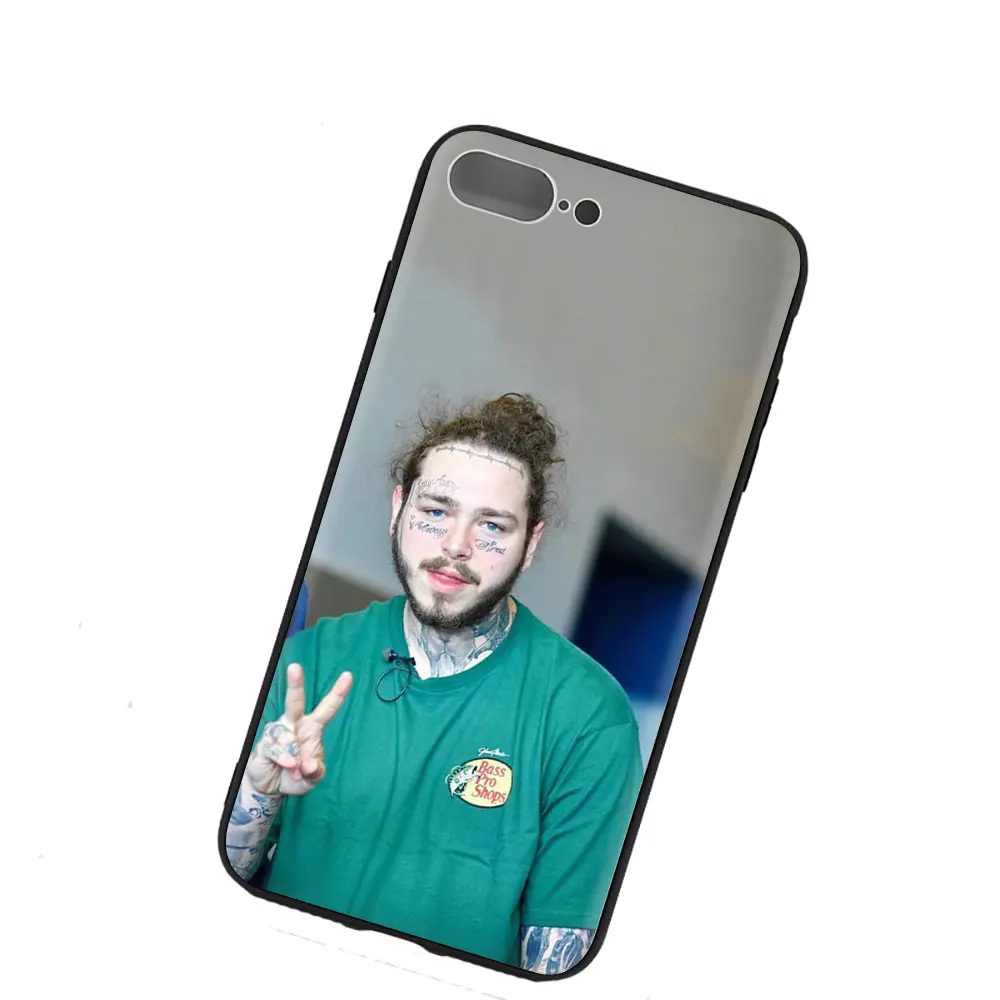 Силиконовый чехол для телефона post malone из ТПУ для iPhone 5 5S 6 6s 7 8 Plus 11 Pro X XR XS MAX