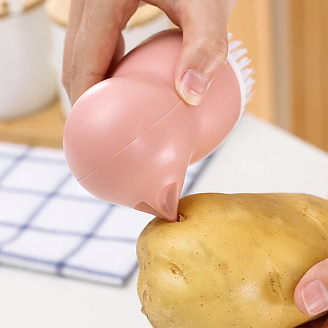 Многоцелевой мультфильм Птицы Маленькие фрукты и щетка для овощей Кухня/Ванная