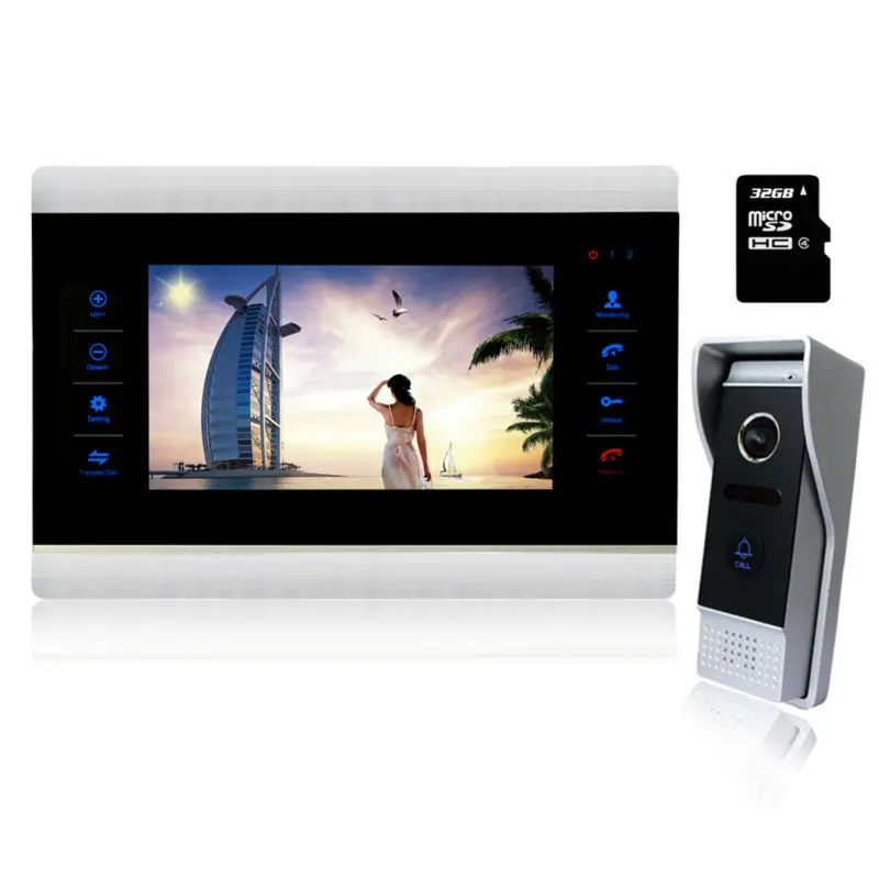 Homefong 10 &quotвидео домофон Главная внутренней HD Камера 1 открытый монитор до крытый |
