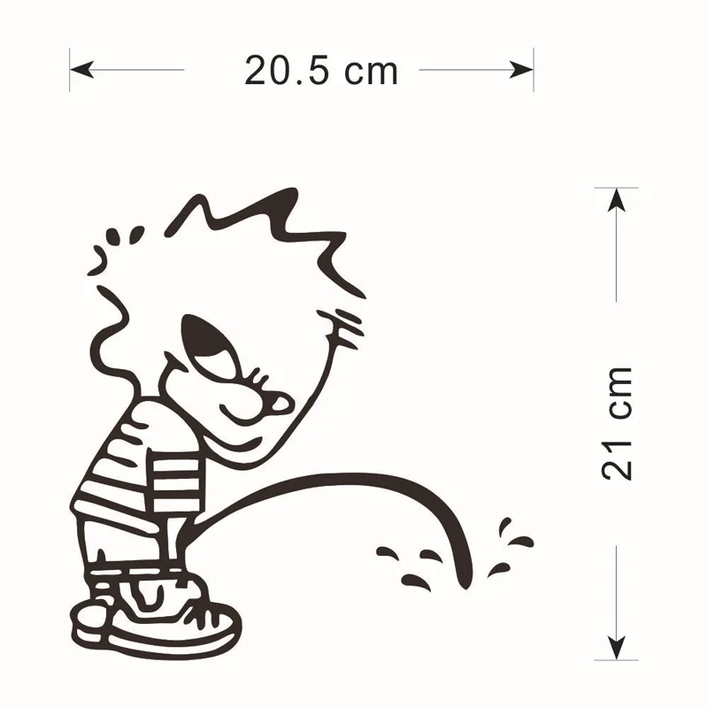 Мультяшные съемные наклейки на стену для мытья туалета Декорации ванной комнаты