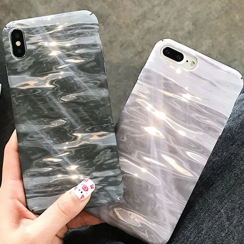 Простой глянцевый чехол для iphone 8 plus 7 Plus Чехлы Матовый телефон случае 6 S 6s X XR XS Max