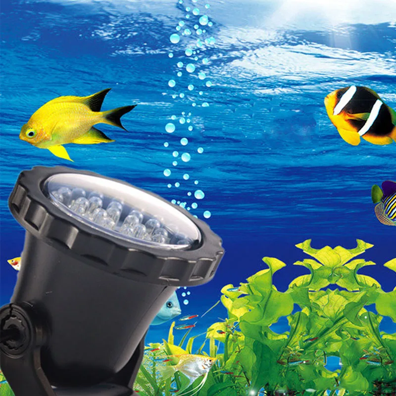 4 шт. аквариума лампы дистанционного Управление Светодиодный подводный