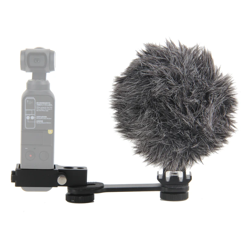Для DJI Osmo Pocket Video Setup крепление для микрофона Vlogging L кронштейн светодиодный светильник подставка для микрофона для DJI Pocket аксессуары комплект расширения