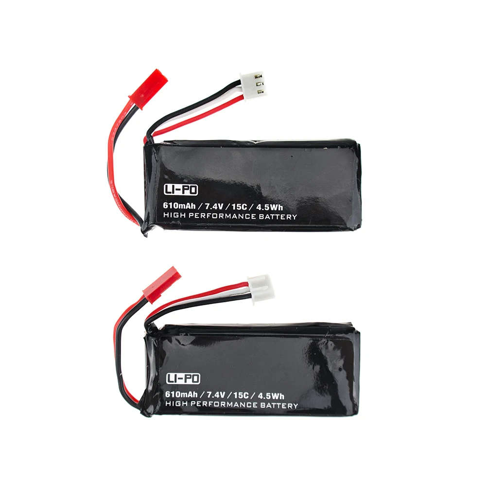 7 4 в 610 мАч lipo аккумулятор 15C 4.5Wh батареи JST Plug для Hubsan X4 H502S H502E RC Дрон Квадрокоптер