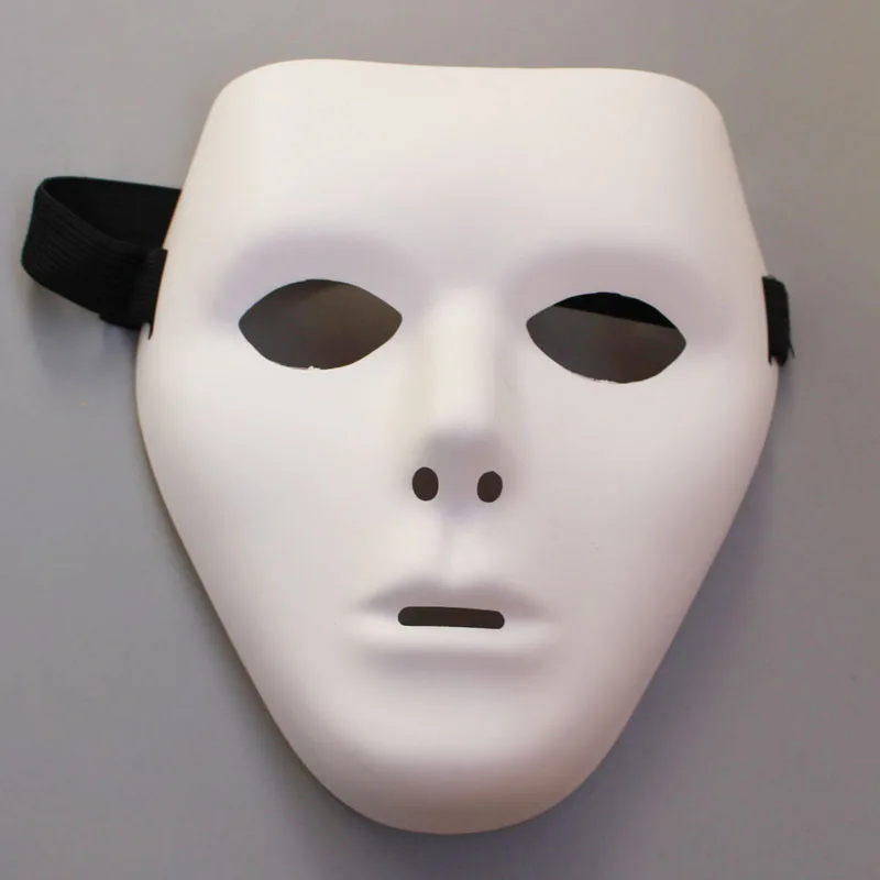 10 шт./лот маска на Хэллоуин танцевальные белые маски Jabbawockeez из ПВХ для маскарада