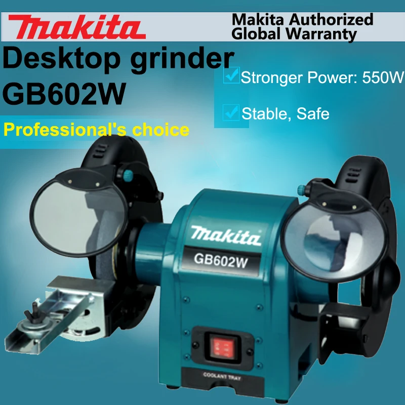 Японская настольная шлифовальная машина GB602W металлическая GB602 полировщик 250 вт