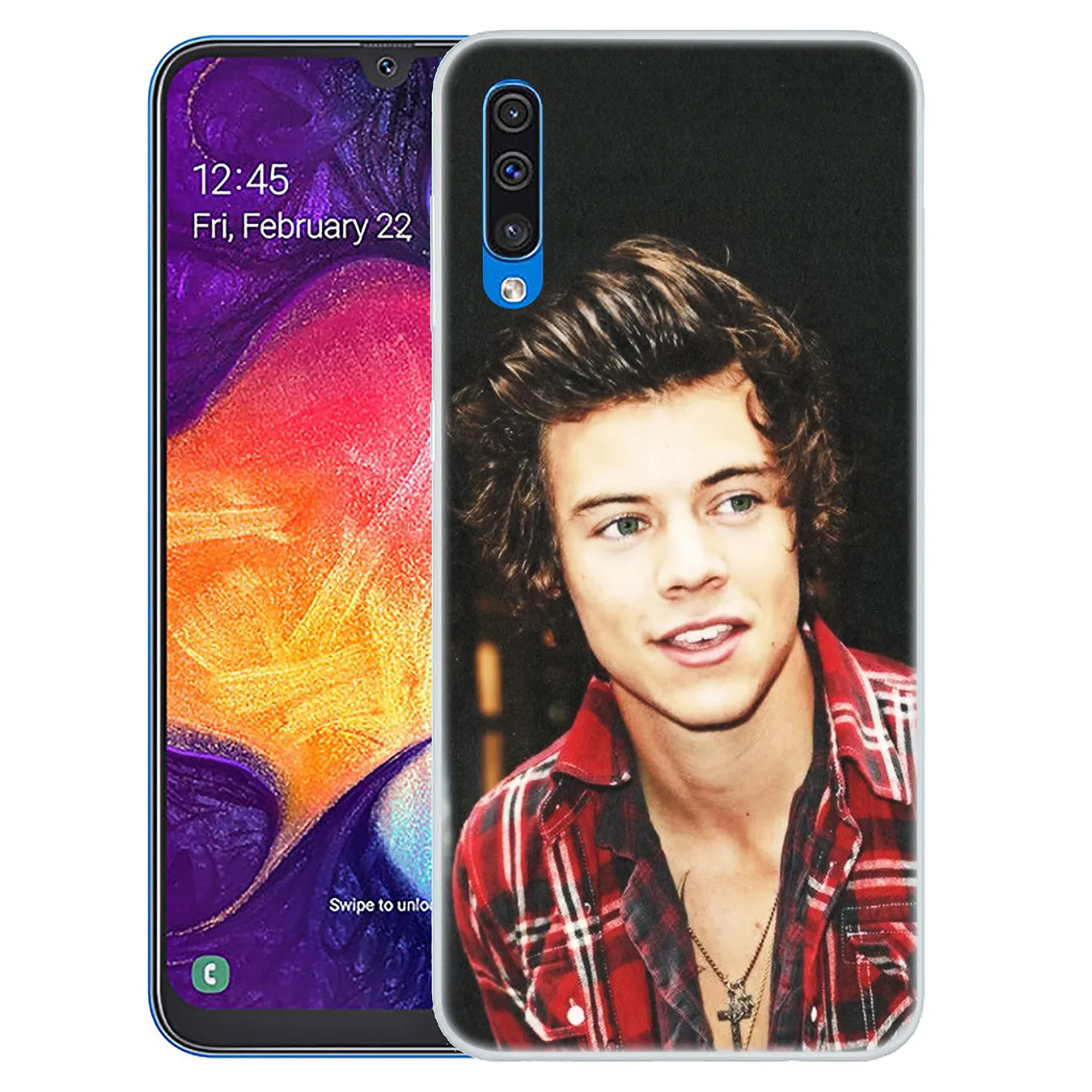 Жесткий чехол для телефона Lavaza Harry Style 1D Samsung Galaxy A10 A20 A30 A40 A50 A60 A70 M40 M30 M20 M10 A20e |