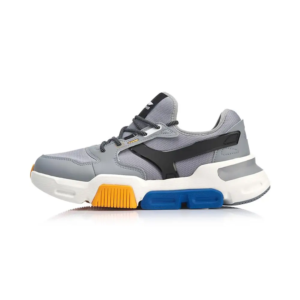 Li-Ning/Мужская классическая прогулочная обувь для отдыха; удобная спортивная обувь с поддерживающей подкладкой; кроссовки для фитнеса; AGCN221 SOND18