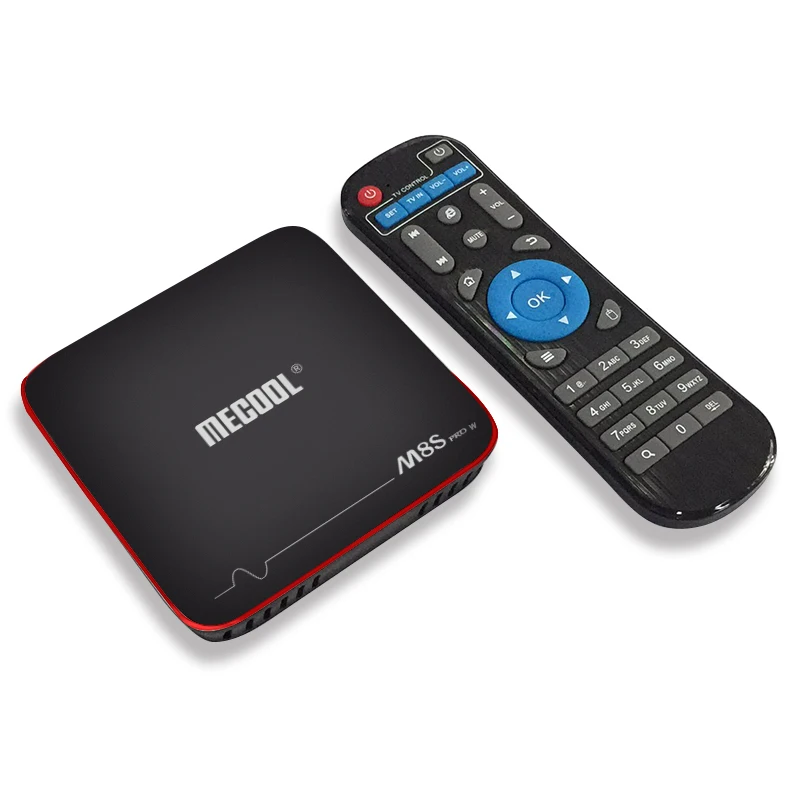 Mecool M8S Pro W Android 7.1 Smart TV BOX 2G ROM 16G RAM S905W Quad Core support media player Set-Top Box IPTV box | Электроника