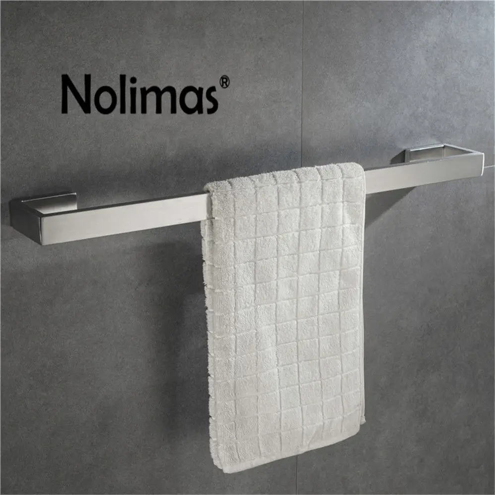 Towel Bar Матовый Нержавеющая сталь Туалет Бумага держатель Ванная комната Туалет держатель для рулона Бумага Полотенца квадратный Аксессуары для ванной комнаты - Цвет: Towel Bar