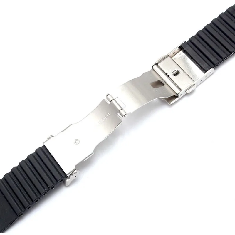Ремешок силиконовый для часов Reloj Hombre Модный водонепроницаемый браслет с пряжкой