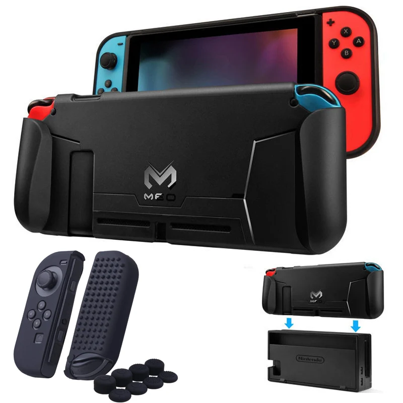 Защитный чехол Nintendo Switch для защитный из ТПУ с рукояткой стыковки игровым