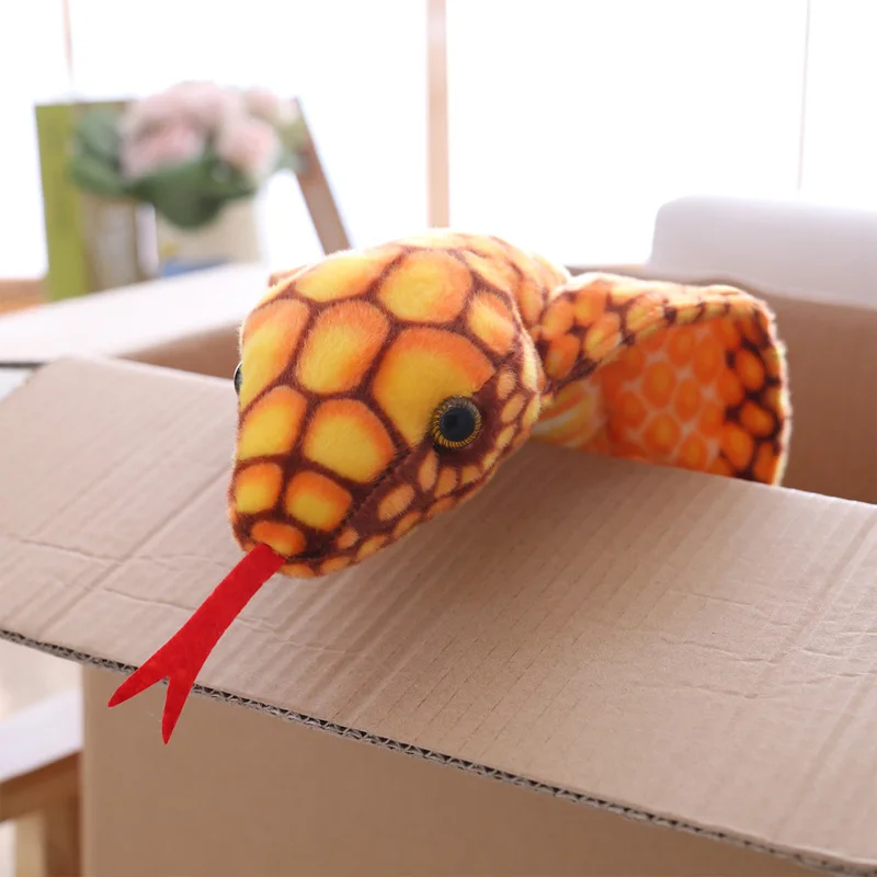 Игрушка в виде дикой змеи Desert King реалистичное мягкое плюшевое животное зоопарк