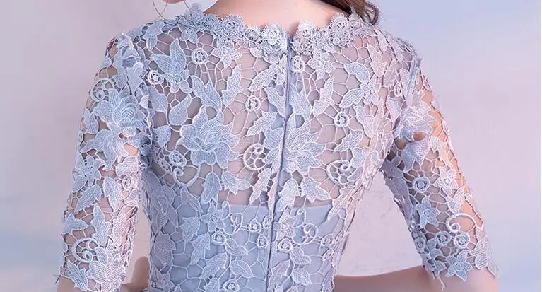Lace evening dress longo 2019 graduation crystal decoration Prom party robe de soiree | Свадьбы и торжества