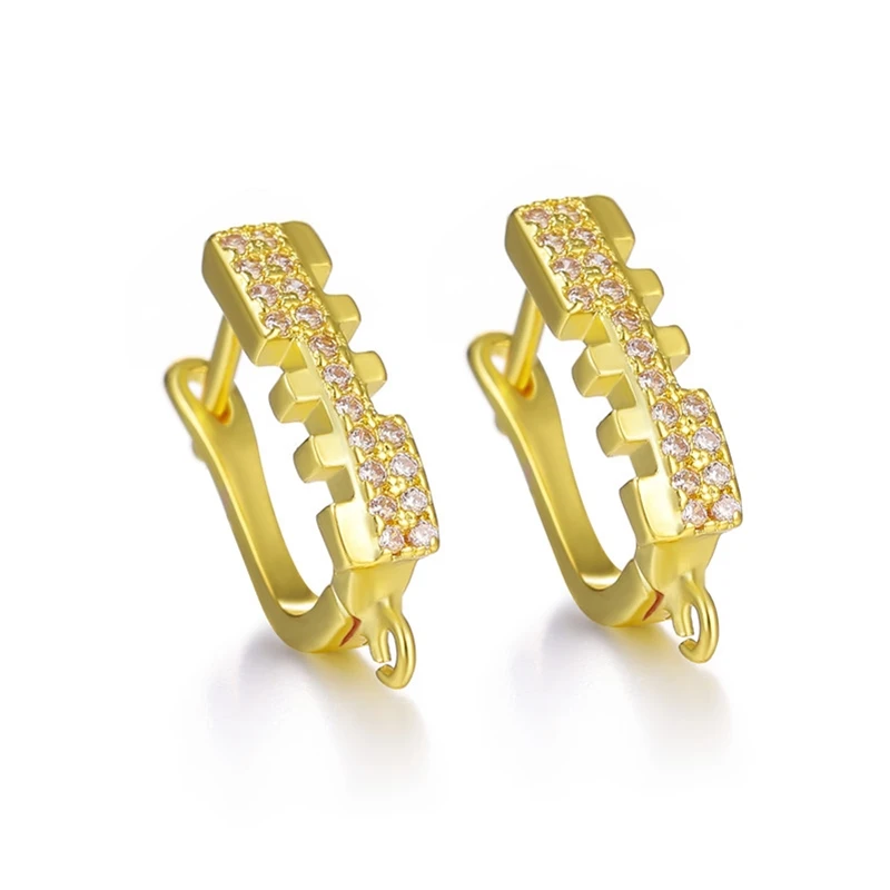 Gold Juya, новинка, швензы, сделай сам, серьги, фурнитура, золото/серебро, креативный, базовый, застежка, серьги, крючок, аксессуары для изготовления сережек ручной работы - Цвет: Gold