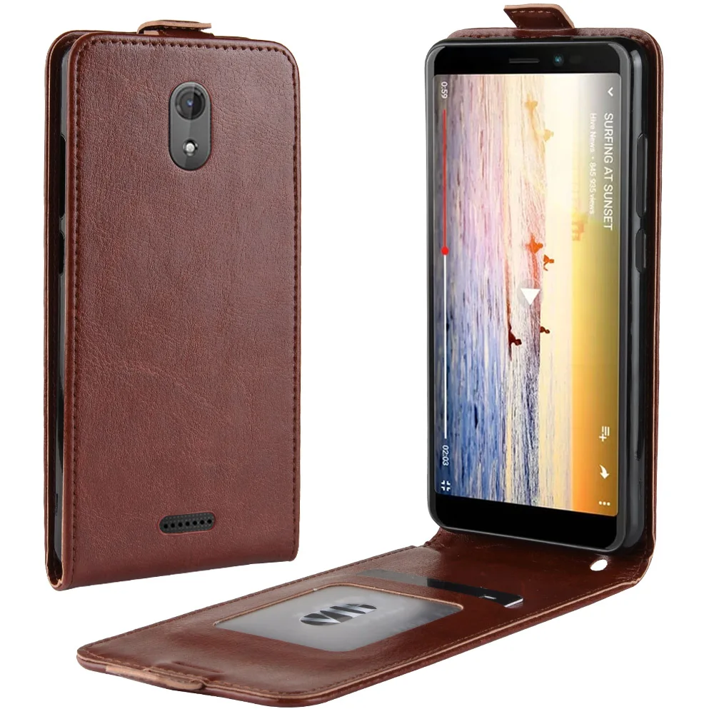 Чехол для телефона Wiko Sunny3 Sunny 3 Plus откидная Обложка на заднюю панель из