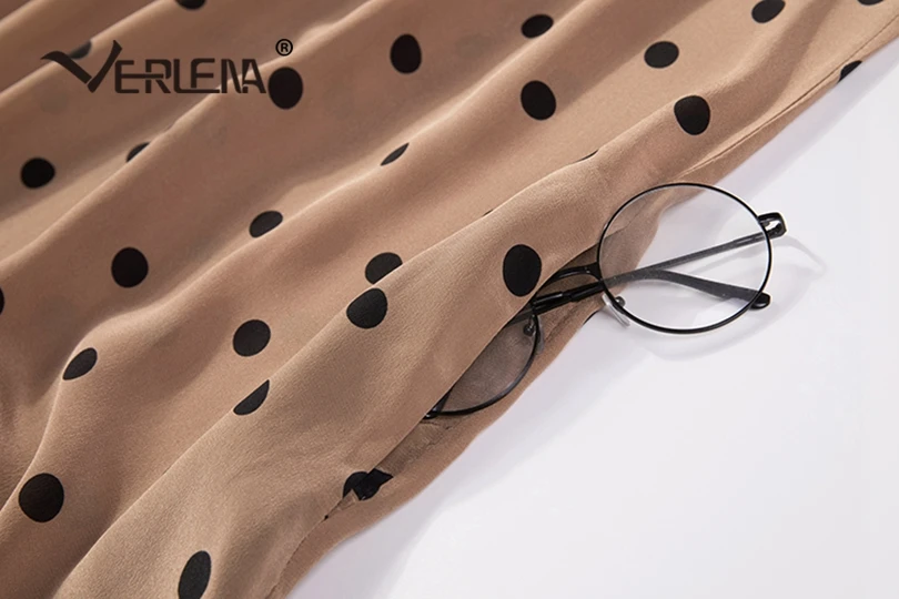 Verlena 2019 винтажное Элегантное Шелковое летнее платье без рукавов женское прямое