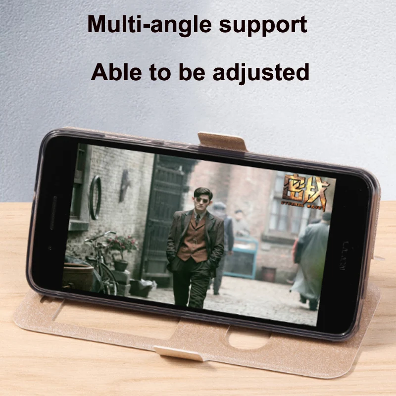 Кожаный чехол с передним окном для Huawei GR3 телефона GR 3 G R 2015 5 0 дюймов задние чехлы