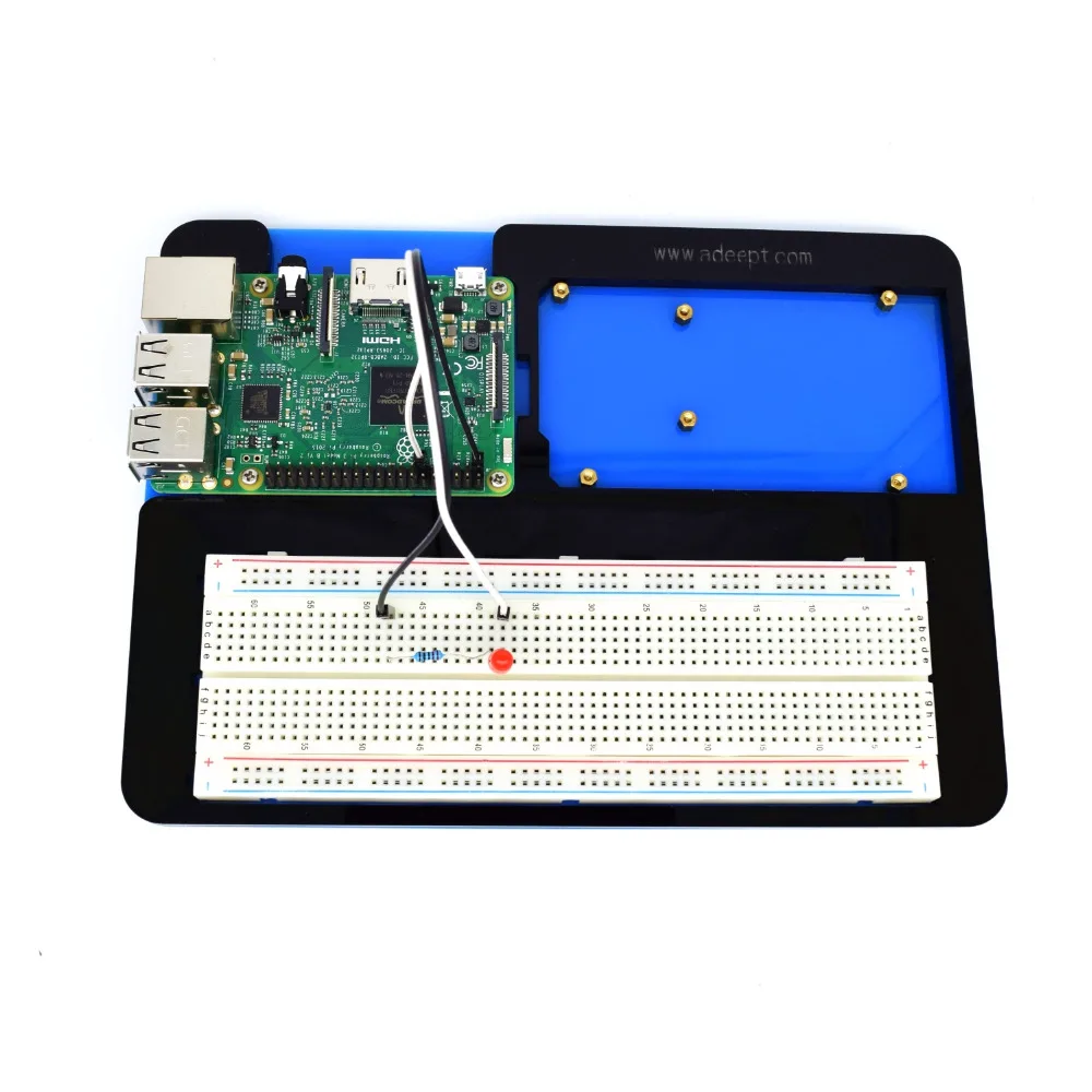 Акриловый держатель макетной платы Adeept 5 в 1 для Arduino UNO R3 Mega 2560 Raspberry Pi 3|acrylic|acrylic
