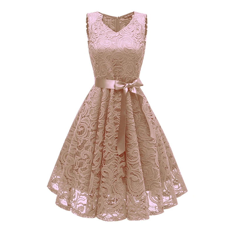 Ruiyige 2018 Summer Sexy A Line Lace Party Dress Women V Neck Sleeveless Evening Elegant Dresses Mini Prom Vestidos Female | Женская
