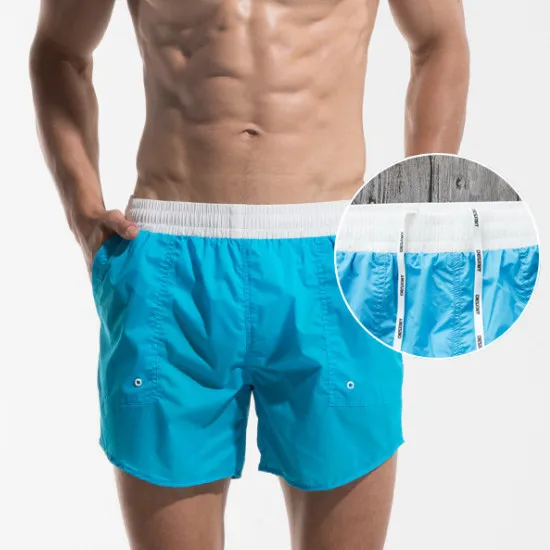 

DESMIIT Men Beach Shorts Swimwear Bermuda Surf Board Shorts Swimming Short Quick Dry Thin Style Man Boardshort Swim Beachwear