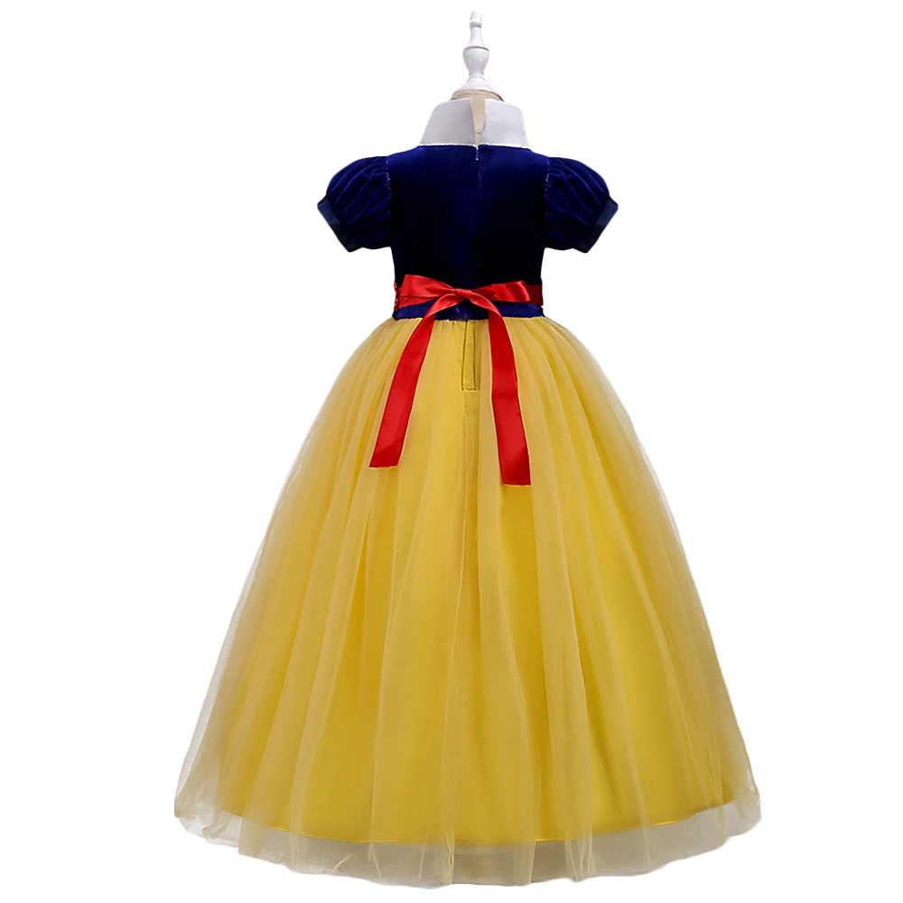 

2021Flower Girl Kid Dress Princess Pageant Wedding Bridesmaid Party Communion for 5-16Y 3 Colors