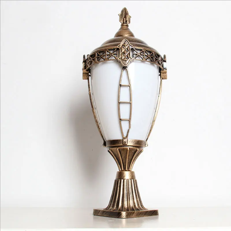 Европейская Водонепроницаемая наружная лампа столбик забора двора комьюнити E27