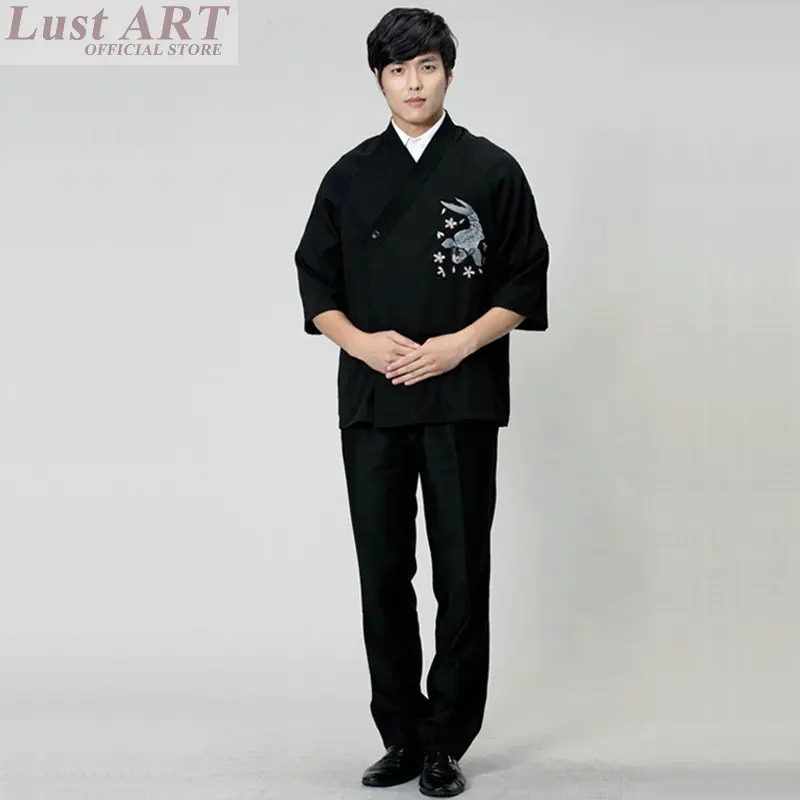 

Food Service japanese restaurant uniforms restaurant cook clothes hotel kitchen japanese chef uniform bar waiter uniform B047C