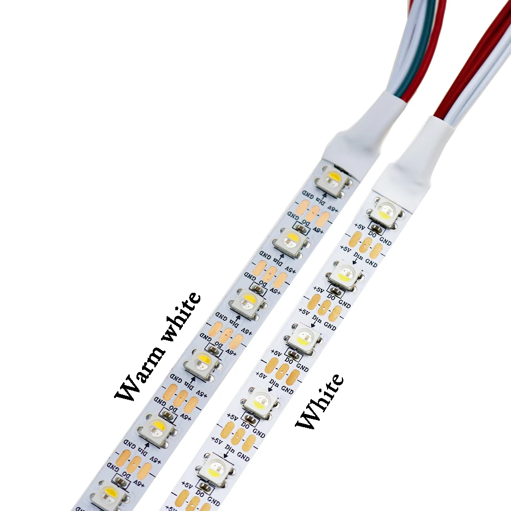 SK6812 RGBW RGBWW 1 м 5 DC5V 4 в 30 60 144 светодиодов/метр IP30 IP65 IP67 индивидуальная адресная