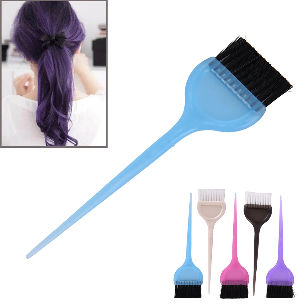 

Women Plastic Color Random Hairdressing Brushes 1Pc Plastic Hair Dye Comb