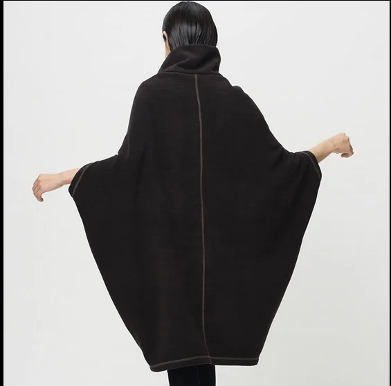 Распродажа --- 2015 оригинальный дизайн новинка женское двухстороннее пальто-кокон