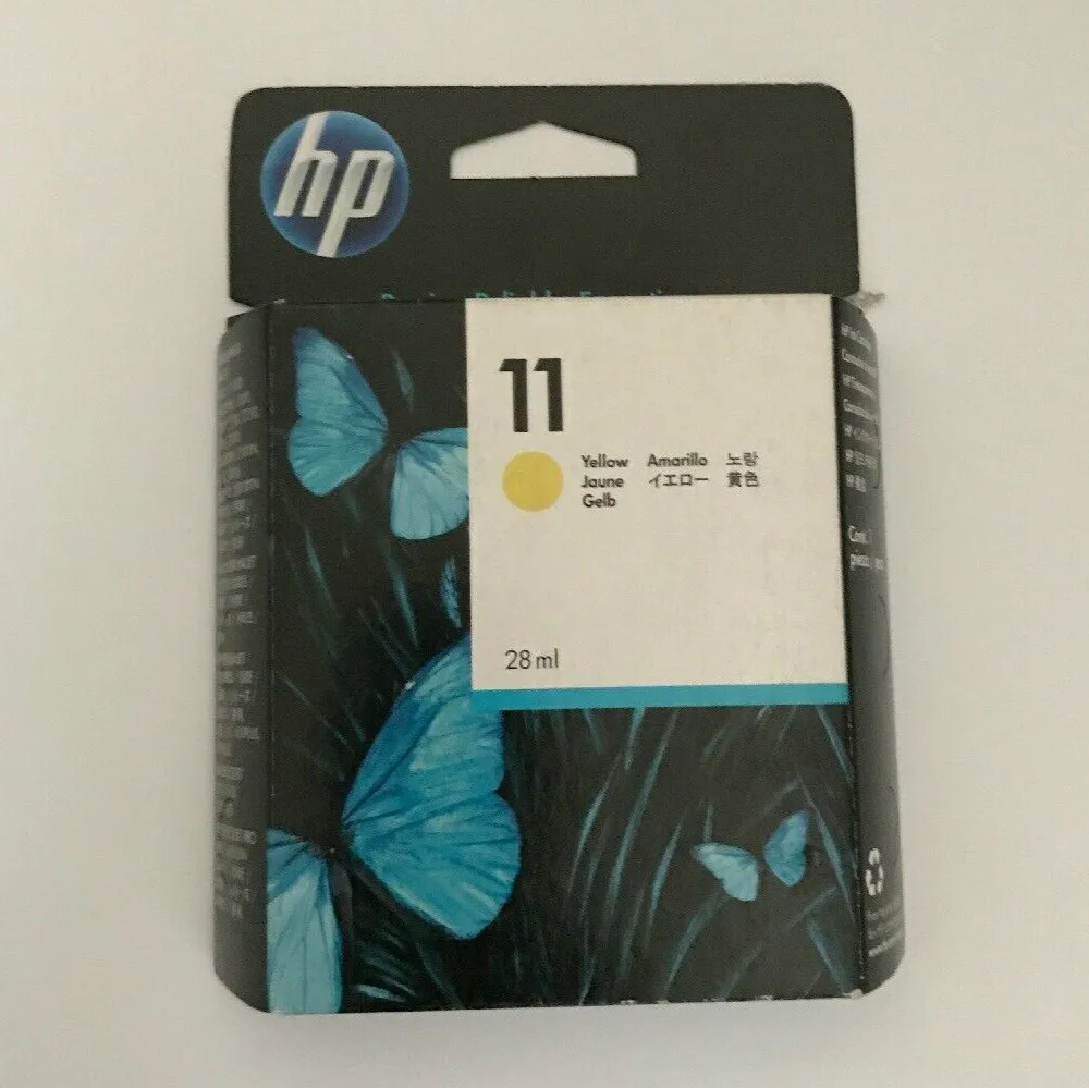 Оригинальная и истекшая C4813A Желтая печатающая головка для HP11 бизнес струйный 1000