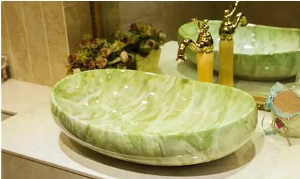 Фарфоровая гардеробная овальная раковина Lavabo столешница для ванной комнаты