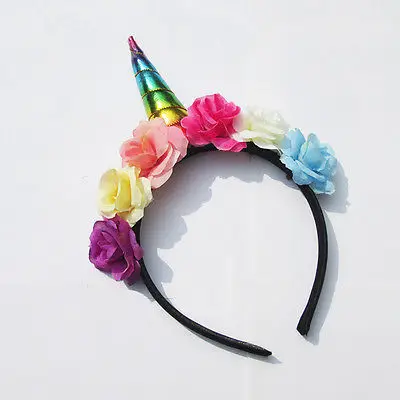 Волшебная повязка на голову с роговым рогом и единорогом карнавальный костюм